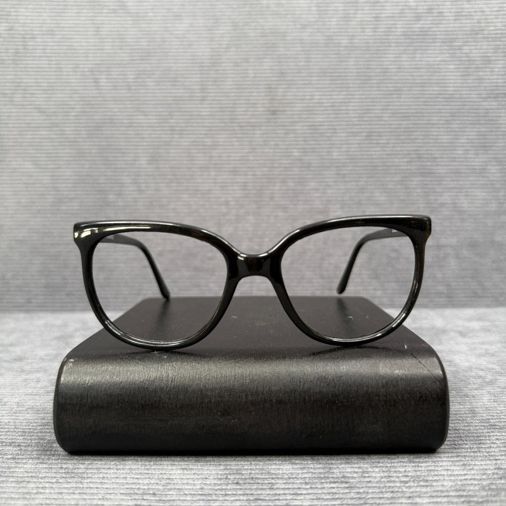 Vuarnet Pouilloux 2002 Black Eyeglasses Frames Vintage Cat Eye Y2k